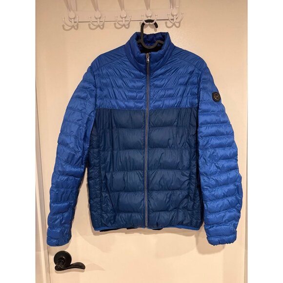 Michael Kors Blue Down Blend Puffer Small - Picture 1 of 3